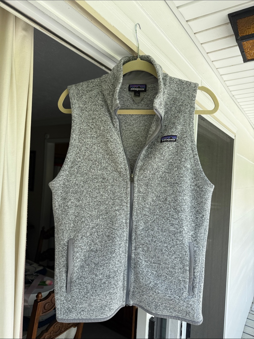 Patagonia Heather Grey Fleece Vest